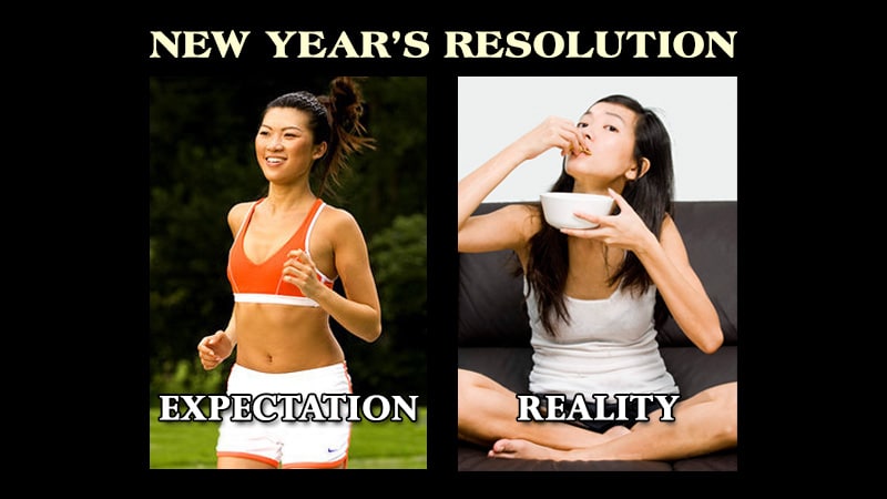 New Year Resolutions Fail