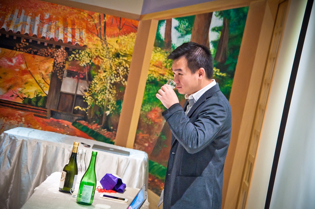 After all the talking, I am thirsty too. Time for a sip of pure sake goodness.