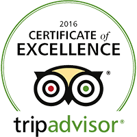 TripAdvisor Certificate of Excellence 2016 TripAdvisor Certificate of Excellence 2016