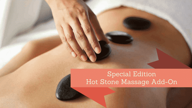father's day spa gift - hot stone benefit