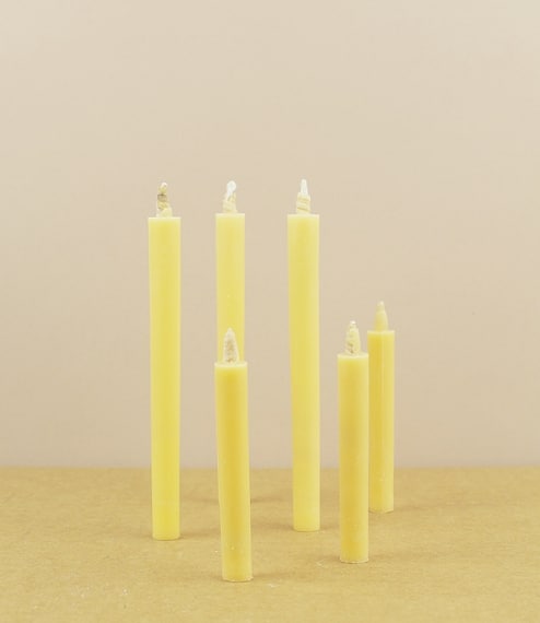 Rice Bran Wax Candles